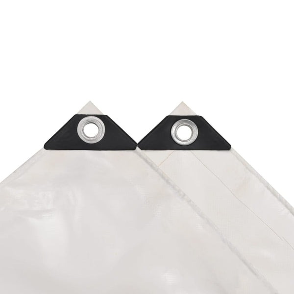 vidaXL Tarpaulin 650 g/m² 2.5 x 3.5 m White