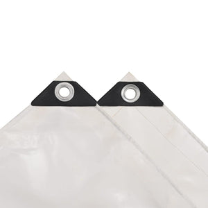 vidaXL Bâche de protection 650 g/m² 6x8 m Blanc