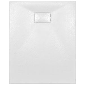 Duschwanne SMC Weiß 100×80 cm