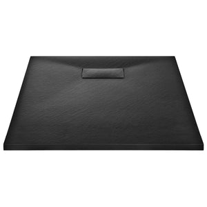 Duschwanne SMC Schwarz 100×70 cm