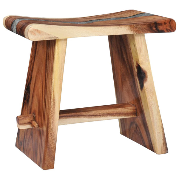 Hocker Massives Suarholz und Polyresin