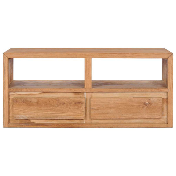 TV-Schrank 90x30x40 cm Massivholz Teak