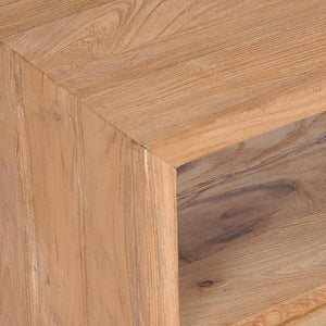 TV-Schrank 90x30x40 cm Massivholz Teak