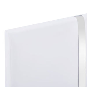 Bettgestell Weiß Kunstleder 90x200 cm