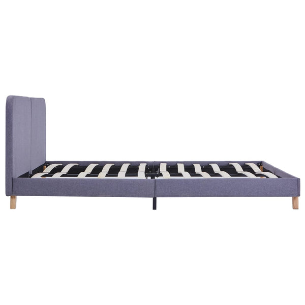 vidaXL Cadre de lit gris clair tissu 180x200 cm