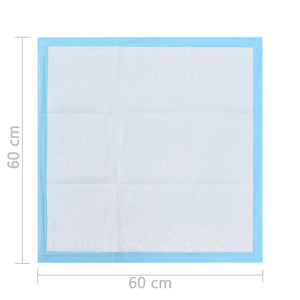Hunde-Toilettenmatten 200 Stk. 60×60 cm Vliesstoff