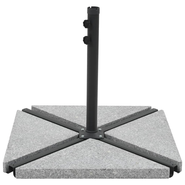 Sonnenschirm-Gewichtsplatten 4 Stk. Dreieckig Garu Granit 60 kg