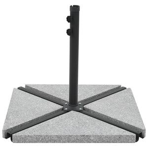 Sonnenschirm-Gewichtsplatten 4 Stk. Dreieckig Garu Granit 60 kg