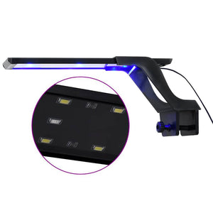 LED Aquariumleuchte mit Klemme Blau/Weiß