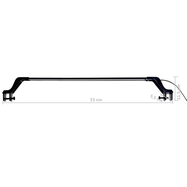 LED Aquariumleuchte 55-70cm Blau/Weiß