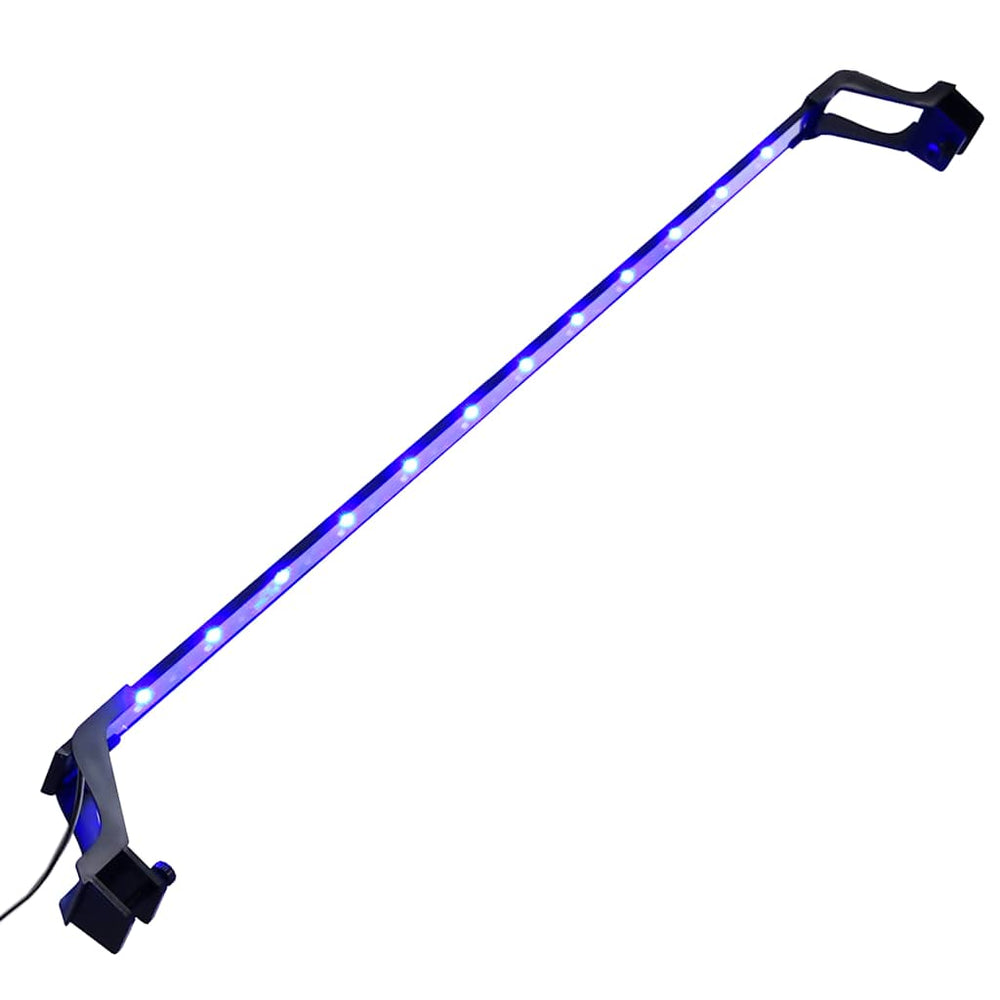 vidaXL Lampe d'aquarium LED avec pinces 90-105 cm Bleu et blanc