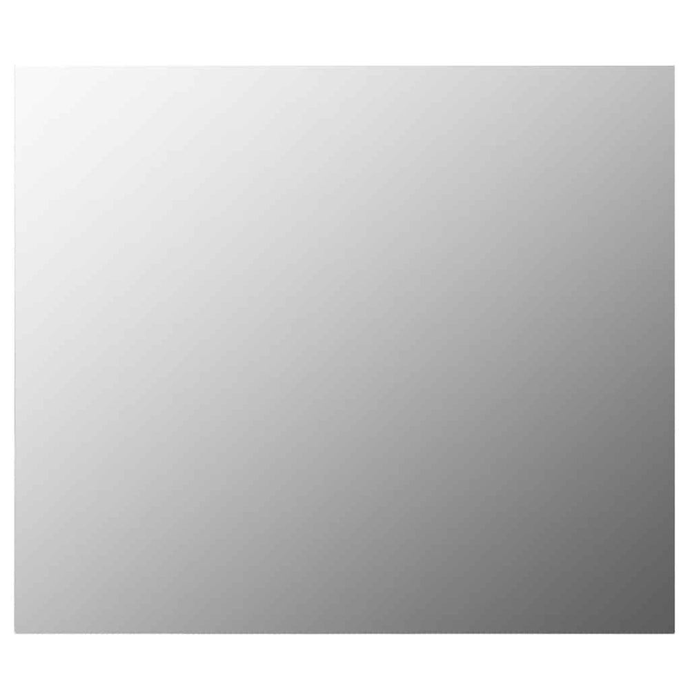 vidaXL Miroir sans cadre 80x60 cm Verre