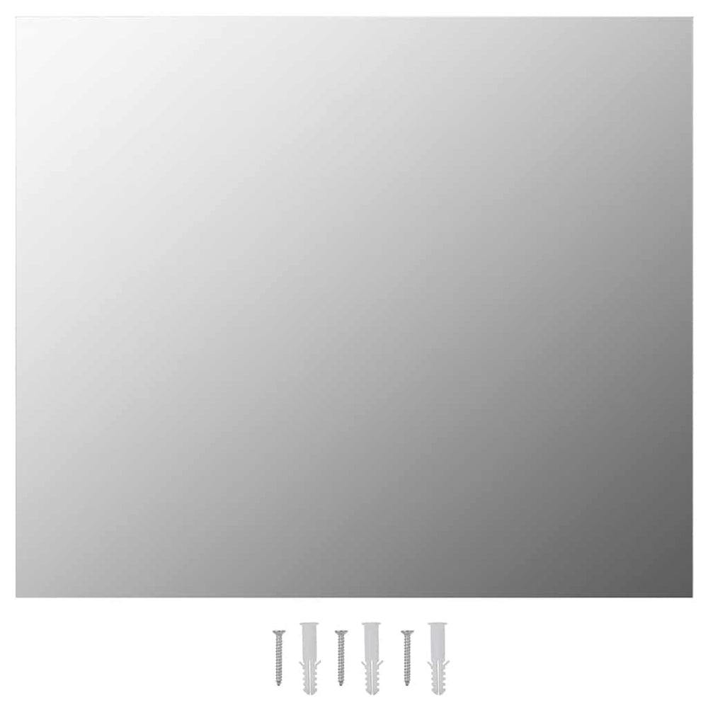 vidaXL Miroir sans cadre 80x60 cm Verre