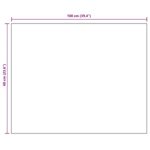 Rahmenloser Spiegel 100x60 cm Glas