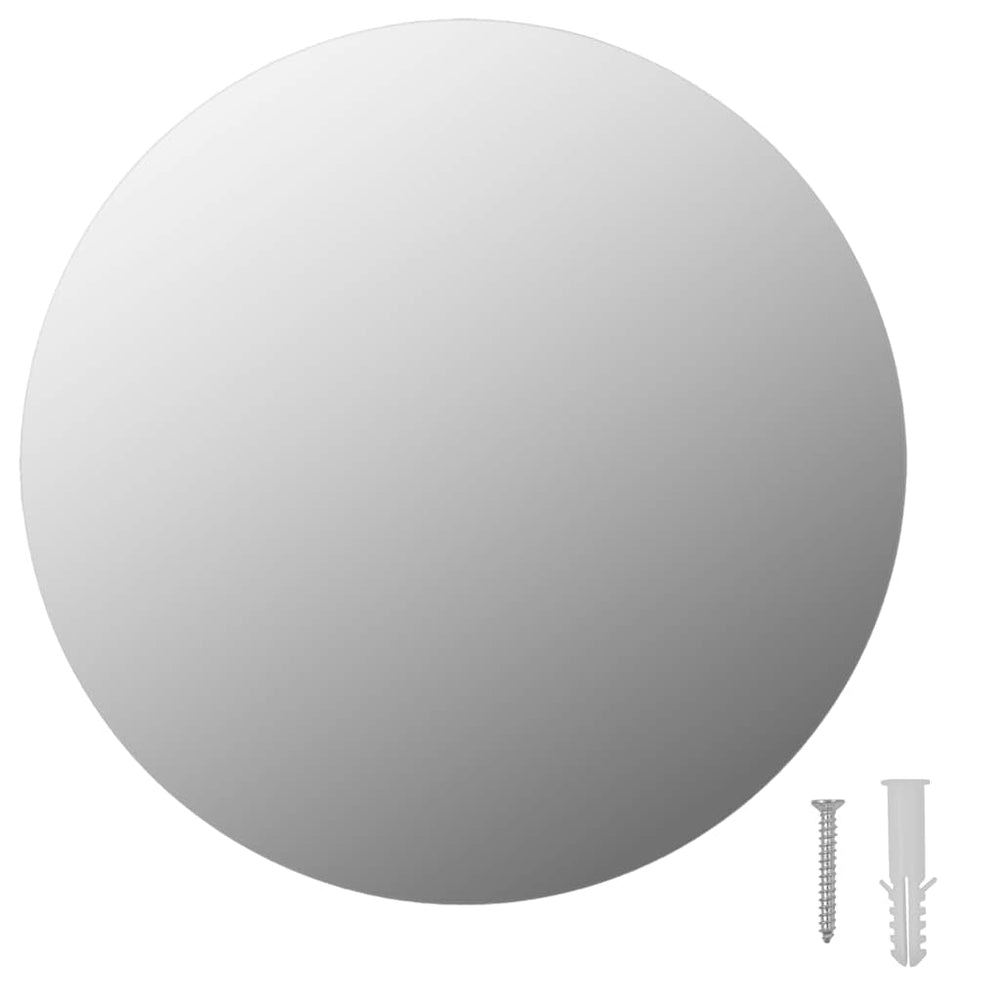 vidaXL Miroir sans cadre rond 30 cm Verre