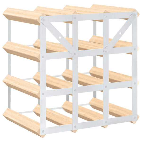 Weinregal für 12 Flaschen Massivholz Kiefer