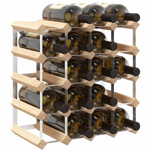 Weinregal für 20 Flaschen Massivholz Kiefer