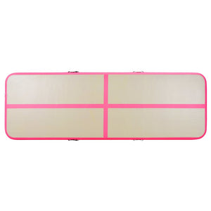 Aufblasbare Gymnastikmatte 300x100 Rosa