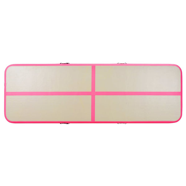 Aufblasbare Gymnastikmatte 300x100 Rosa