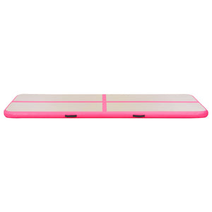 Aufblasbare Gymnastikmatte 400x100 cm - Rosa