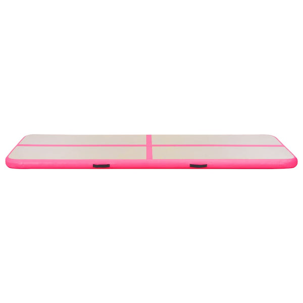 Aufblasbare Gymnastikmatte 400x100 cm - Rosa