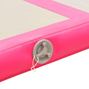 Aufblasbare Gymnastikmatte 400x100 cm - Rosa