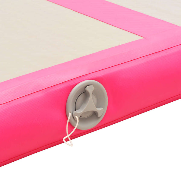 Aufblasbare Gymnastikmatte 400x100 cm - Rosa