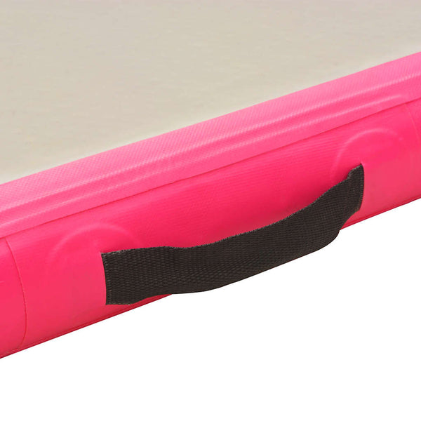 Aufblasbare Gymnastikmatte 400x100 cm - Rosa