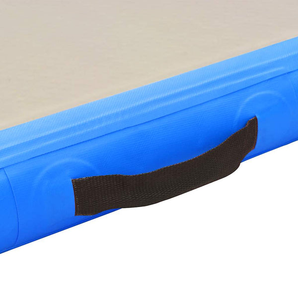 Aufblasbare Gymnastikmatte 400x100 cm Blau