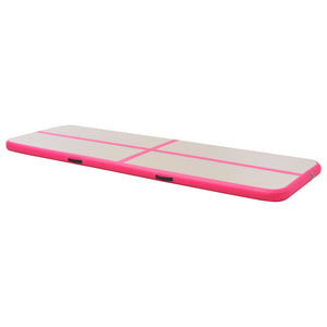 Aufblasbare Gymnastikmatte 500x100cm Rosa