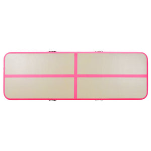 Aufblasbare Gymnastikmatte 500x100cm Rosa