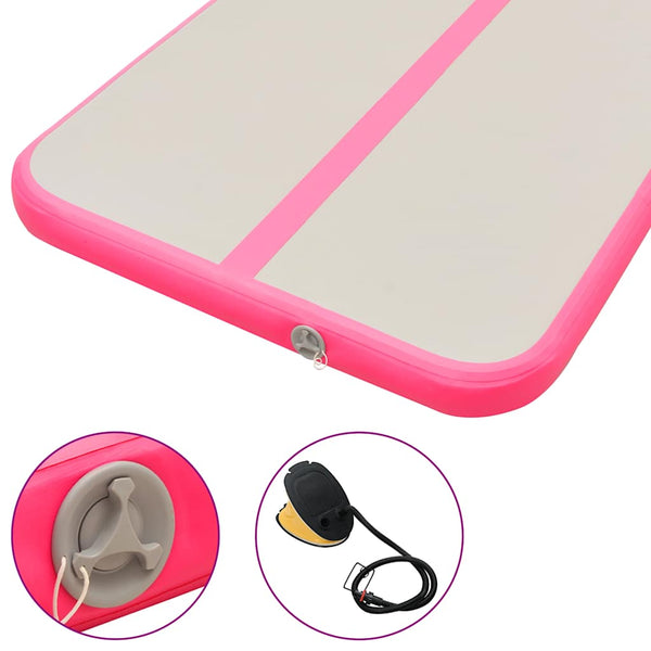 Aufblasbare Gymnastikmatte 500x100cm Rosa