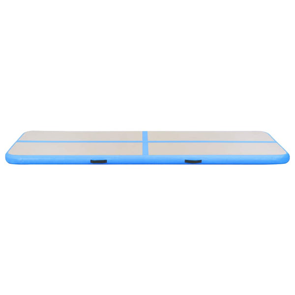 Aufblasbare Gymnastikmatte 500x100x10cm Blau