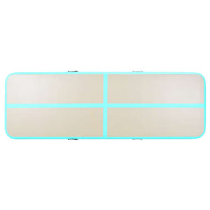 Aufblasbare Gymnastikmatte 500x100x10 cm Grün