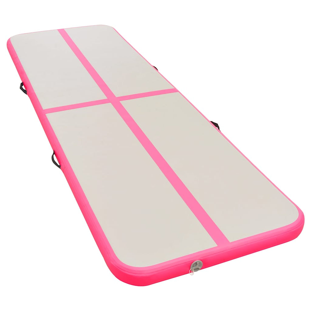 Aufblasbare Gymnastikmatte 700x100x10cm Rosa
