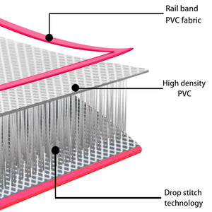 Aufblasbare Gymnastikmatte 700x100x10cm Rosa