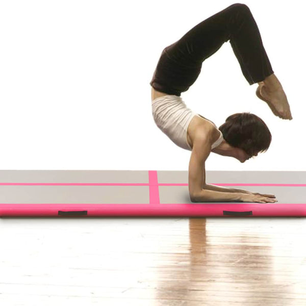 Aufblasbare Gymnastikmatte 700x100x10cm Rosa