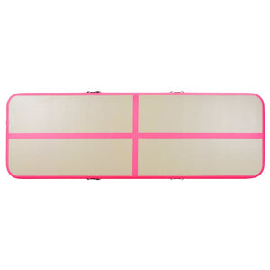 Aufblasbare Gymnastikmatte 700x100x10cm Rosa