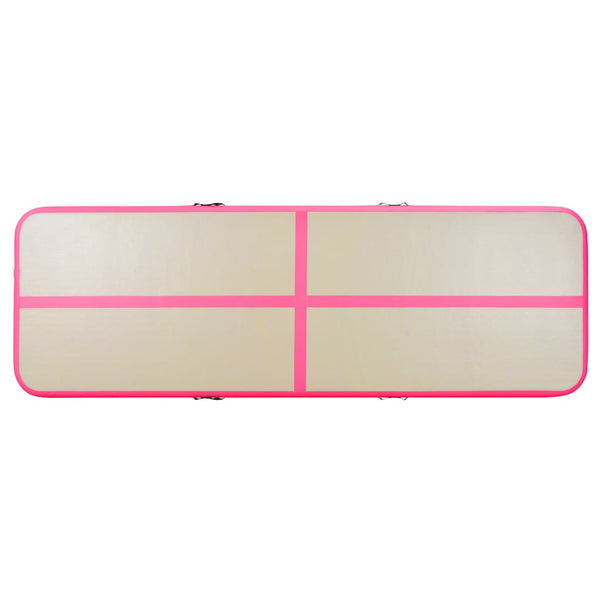 Aufblasbare Gymnastikmatte 700x100x10cm Rosa