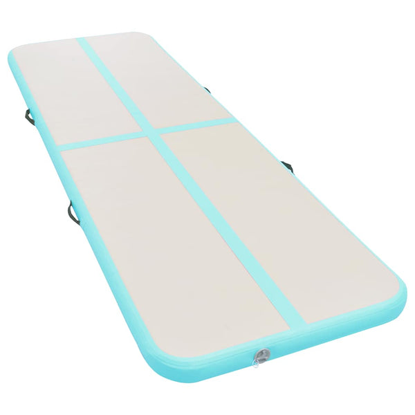 Aufblasbare Gymnastikmatte 700x100x10 cm - Grün