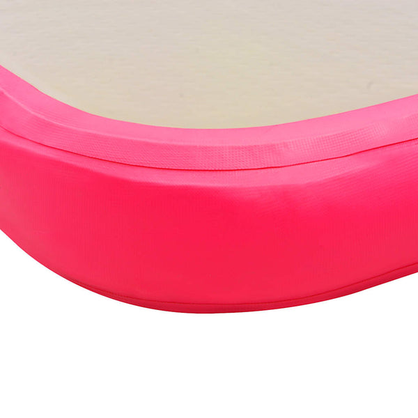Aufblasbare Gymnastikmatte 800x100x10cm Rosa