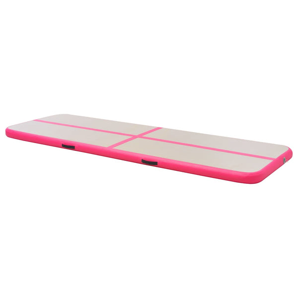 Aufblasbare Gymnastikmatte 800x100x10cm Rosa
