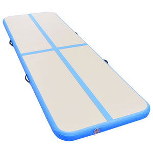 Aufblasbare Gymnastikmatte 800x100x10 cm Blau