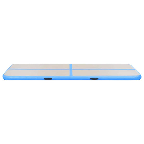 Aufblasbare Gymnastikmatte 800x100x10 cm Blau