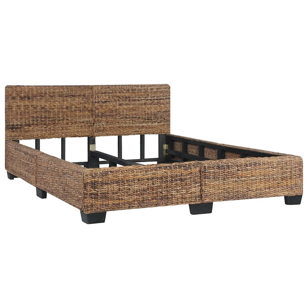 vidaXL Cadre de lit en rotin naturel 160 x 200 cm