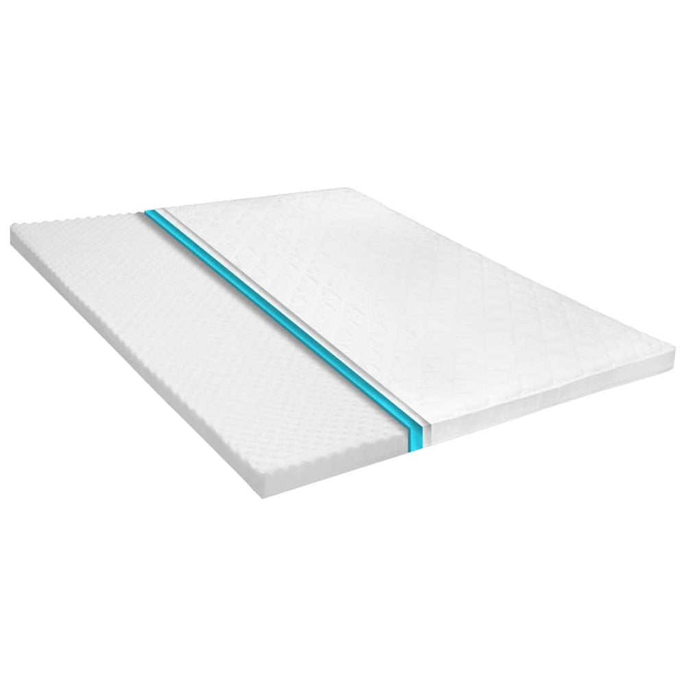 Matratzenauflage 180 x 200 cm Kaltschaum Ei-Profil 6 cm