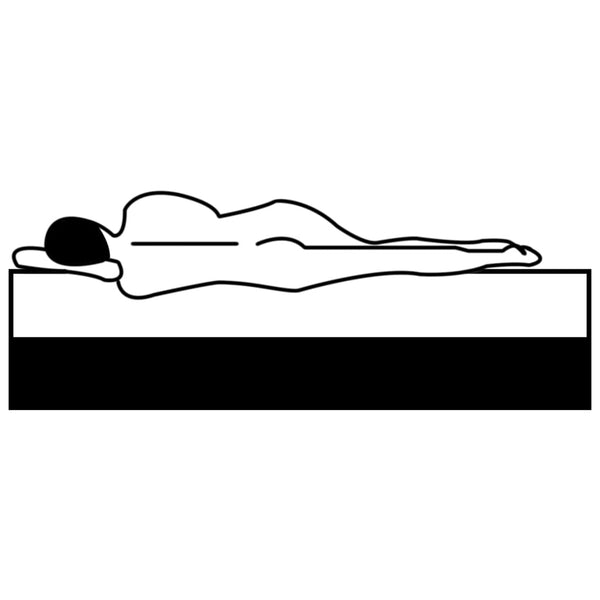 Matratze 140 x 200 cm Viskoelastischer Memory-Schaum 18 cm H2