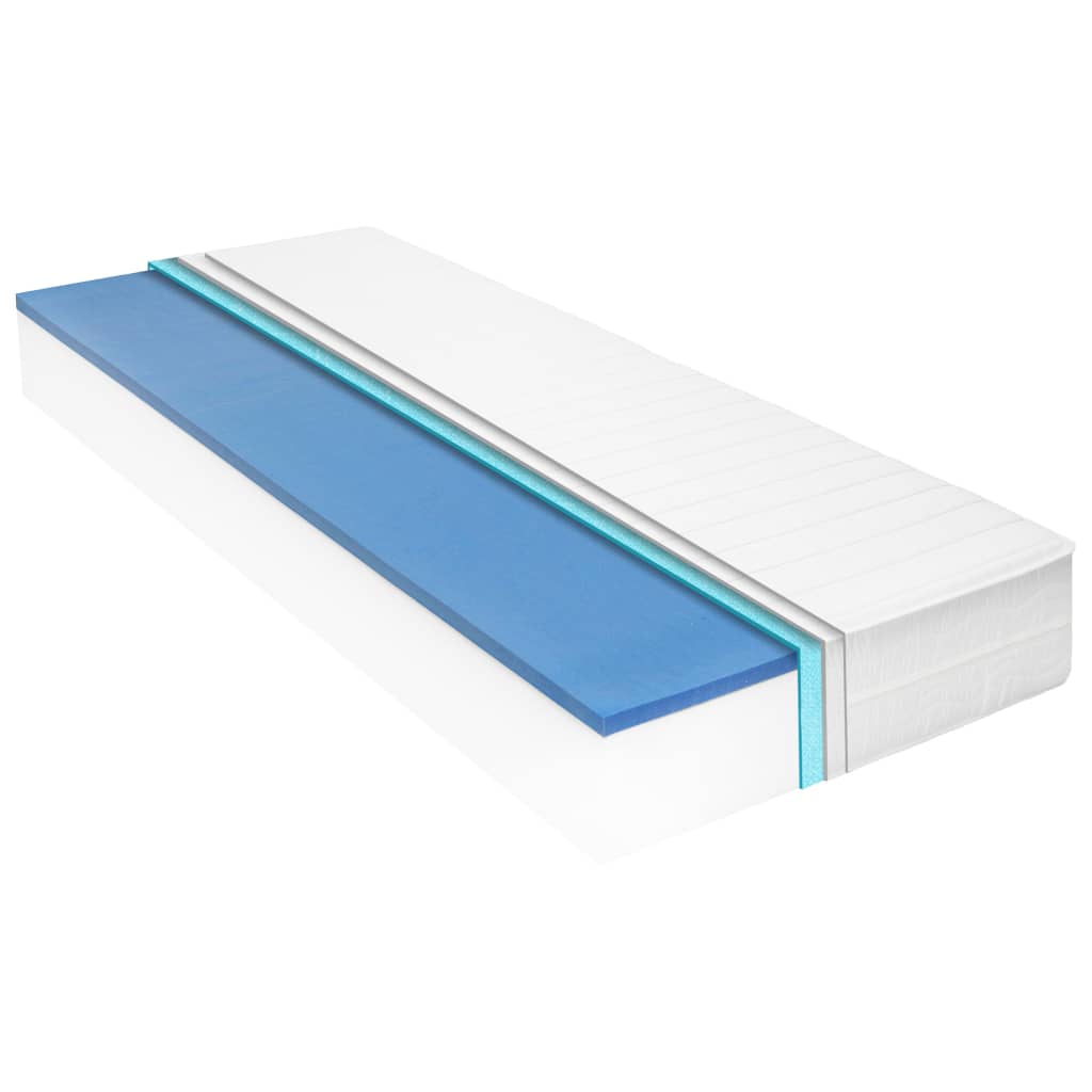 Matratze 160 x 200 cm Viskoelastischer Memory-Schaum 18 cm H2