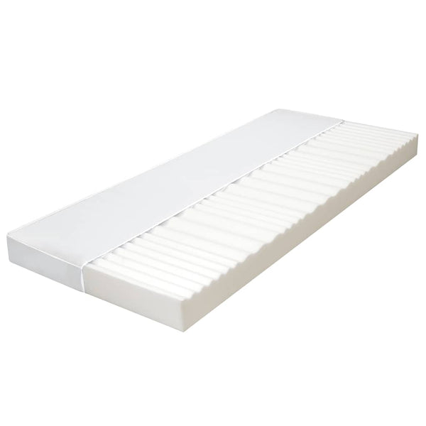 Matratze 100 x 200 cm 7 Zonen PU Schaum 10 cm H2 H3