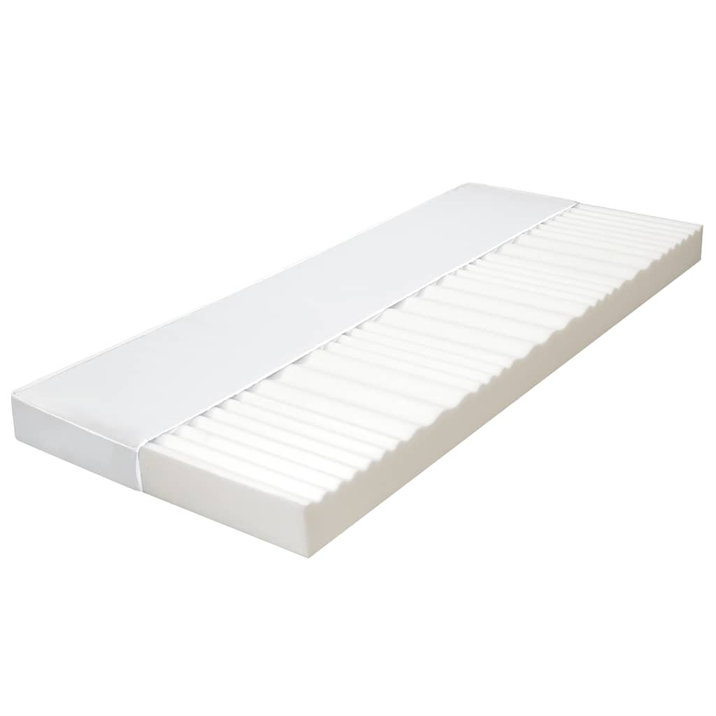 Matratze 160 x 200 cm 7 Zonen PU Schaum 10 cm H2 H3